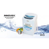Innovex Fully Auto Washing Machine 6Kg - White- 5years damro company warranty