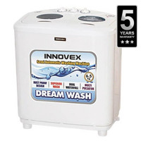Innovex Semi  6.5 KG Washing Machine - White