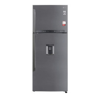LG Frost Free Smart Inverter Water Dispenser Refrigerator Shiny Steel 471L - GLB503PZI