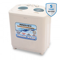 INNOVEX 6.5Kg Washing Machine - White - DSAN 65
